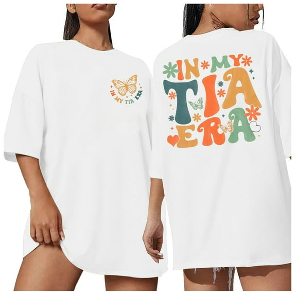 Women's Oversized "In My Shirt" Funny Cool Auntie T-Shirt