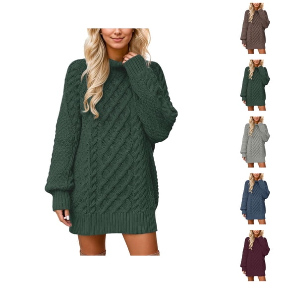 Women's Oversized Knit Sweater Turtleneck Pullover Soft Comfortable Long Sleeve Casual Top Cozy Fall Winter Loose Fit Yarn Sweater