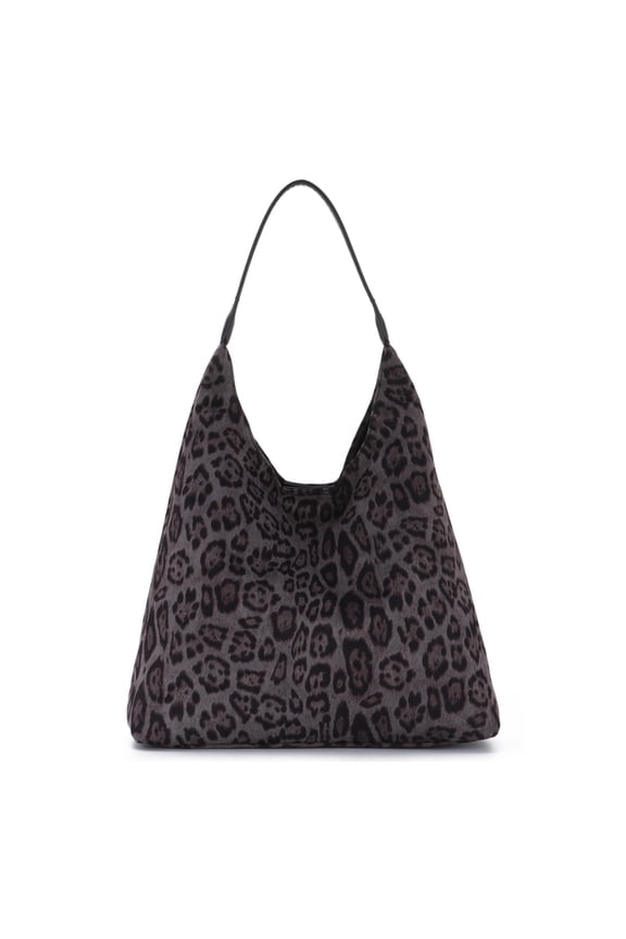 Women's Oversized Leopard-Print Tote Bag, Everyday Leopard-Print Handbag