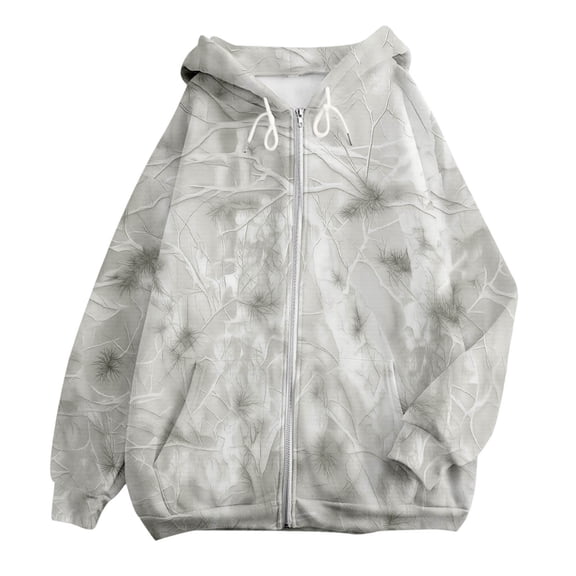 Women's Oversized Lightweight Hoodies for Women Full Zip Up Long Sleeve Drawstring Jackets