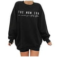 thumbnail image 1 of Women's Oversized Mama Letter Print Pullover Sweatshirt, 1 of 3