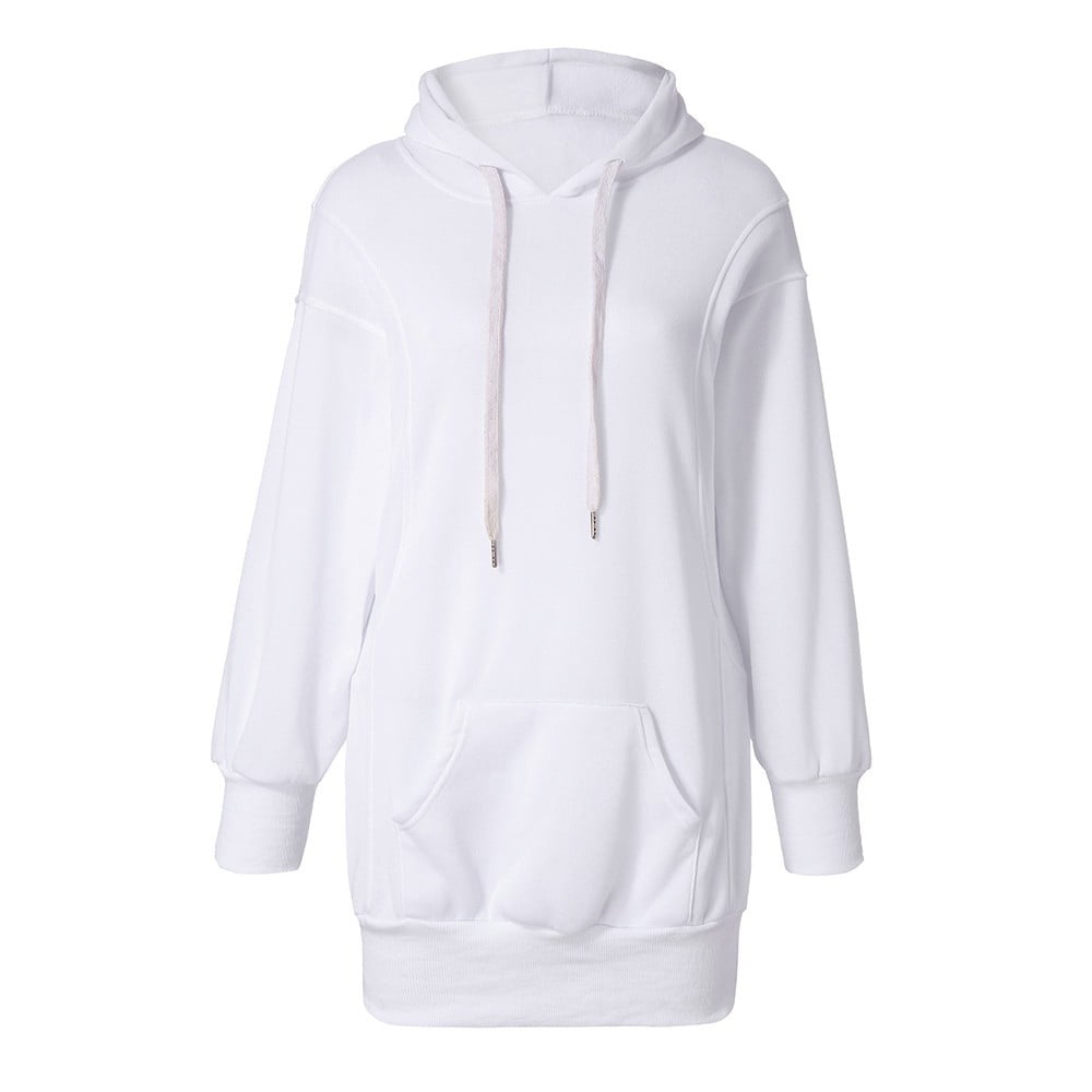 Womens Ladies Oversized Sweater Jumper Dress Winter Long Pullover Hoodies Tops main image 1