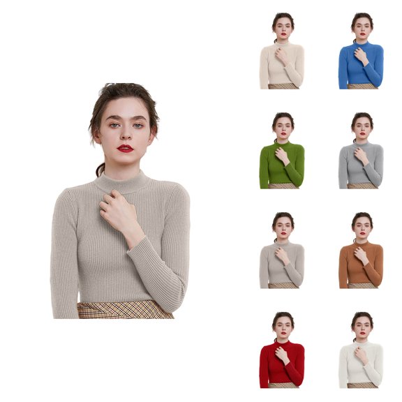 Women's Oversized Pullover Sweater Soft Knit Long Sleeve Round Neck Casual Comfortable Tops Loose Fit Solid Color Basic Sweater For Fall Winter