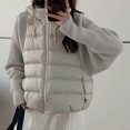 thumbnail image 1 of Women's Oversized Quilted Coats, Knit Sleeve Patchwork Jackets Thick Warm Cotton Padded Jacket Winter Outwear Coat with Pockets Gray M, 1 of 7