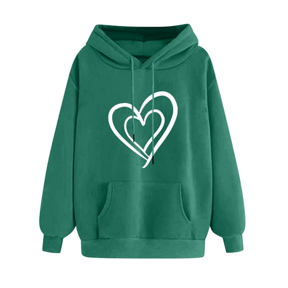 Women's Oversized Sweatshirt Print Fall And Winter Hoodie Pullover Tops Long Sleeved Comfortable Sweatshirt