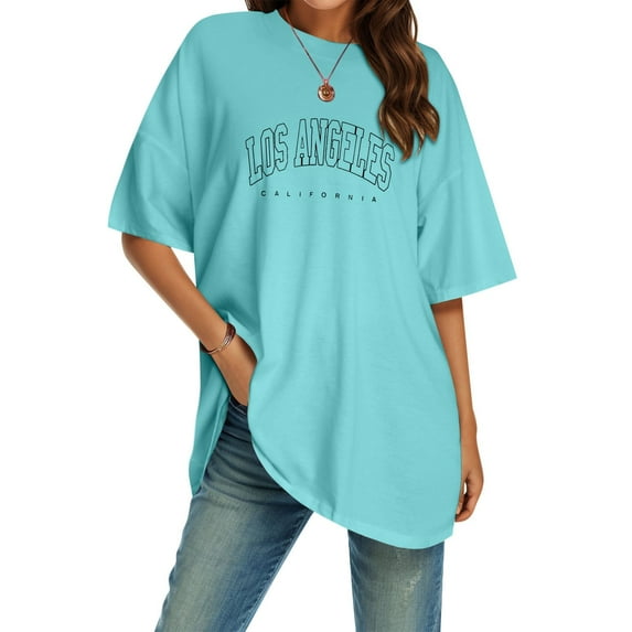 Women's Oversized T Shirts V Neck Striped Tees Summer Half Sleeve Casual Comfy Cozy Tunic Tops Plus Size Solid Workout Tops Women Technical Shirts Women Lightweight for Women Compression Shirt Women