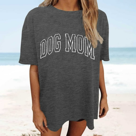 Women's Oversized Top Vintage Loose Short Sleeve T Shirt Long Sleeve Fitted Casual Workout Tops Women Striped Short Sleeve Tee T Shirts Long Sleeve T Shirts for Woman Womens Athletic Clothes Full T