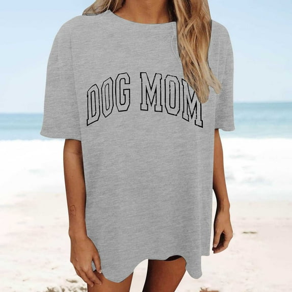 Women's Oversized Top Vintage Loose Short Sleeve T Shirt Long Sleeve Fitted Casual Workout Tops Women Striped Short Sleeve Tee T Shirts Long Sleeve T Shirts for Woman Womens Athletic Clothes Full T