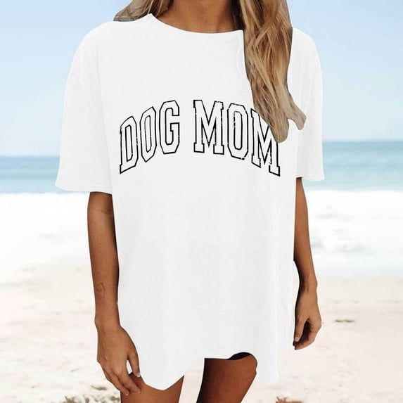 Women's Oversized Top Vintage Loose Short Sleeve T Shirt Long Sleeve Fitted Casual Workout Tops Women Striped Short Sleeve Tee T Shirts Long Sleeve T Shirts for Woman Womens Athletic Clothes Full T