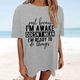 thumbnail image 1 of Women's Oversized Top Vintage Loose Short Sleeve T Shirt Long Sleeve T Shirt Tee Compression Shirt Woman Women Hiking Tops Turtle Neck Top for Women Long Sleeves T Shirts for Women Women Solid Shirt, 1 of 3