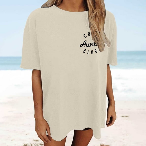 Women's Oversized Top Vintage Loose Short Sleeve T Shirt Shirt Women Short Sleeve Shirts for Women with Sleeves Athletic Long Sleeve Shirt Women Fitted Long Sleeve Running Tee Womens Women Workout