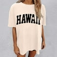 thumbnail image 1 of Women's Oversized Top Vintage Loose Short Sleeve T Shirt T Shirt Women Soft Tee Shirts Womens Long Sleeve Layering Tops for Women Summer Casual Tops for Women Long Sleeve Compression Shirts for Women, 1 of 5