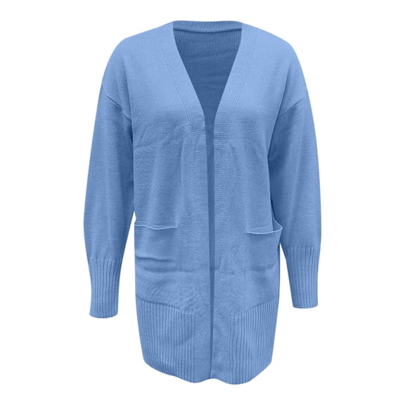 Women's Oversized V-Neck Knit Loungewear - Fall Winter Long Sleeve, Comfort Casual Pullover Sweater For St Patricks Day Outfits,Size:M