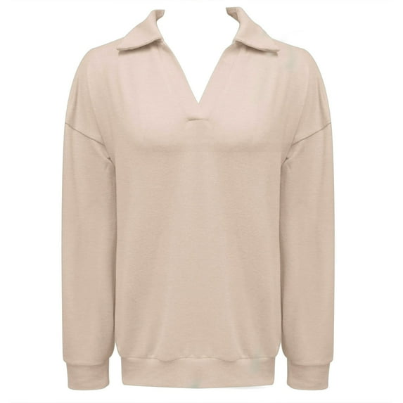 Women's Oversized V-Neck Knit Sweater - Fall Winter Drop Shoulder Long Sleeve Solid Color Comfort Pullover Top For St Patricks Day Outfits,Size:4XL
