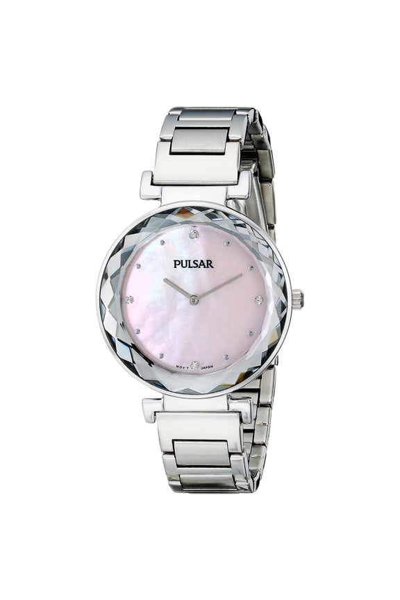 Women's PM2079 Night Out Analog Display Japanese Quartz Silver Watch