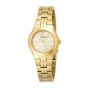 Womens PTC462 Dress Gold-Tone Champagne Dial Watch