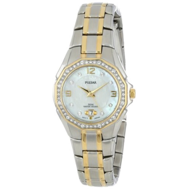 Women\'s PXT798 Crystal Mother of Pearl Dial Watch RW_toccata_5388-sts-  main image 3