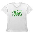 thumbnail image 1 of Women's Pabst Blue Ribbon Shamrock Frame Graphic T-Shirt, 1 of 3
