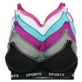 thumbnail image 1 of Women's Pack of 6 Supportive Molded Cup Sports Bra 8925 (38, B), 1 of 1