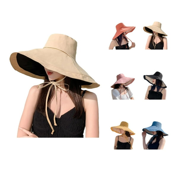 Women’s Packable Straw Sun Hat – UV Protection Wide Brim Beach Hat for Outdoor Fun, Vacation & Hiking, Stylish & Comfortable Design for Full Sun Protection Outdoors