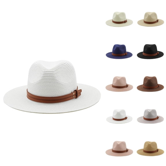 Women’s Packable Straw Sun Hat – Wide Brim UV Protection Beach Hat for Outdoor Adventures, Hiking, Vacation & Pool, Stylish & Comfortable Design for Full Sun Protection
