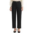thumbnail image 1 of INSPIRE CHIC Women's Packets High Waisted Work Office Formal Casual Long Pants 2XL Black, 1 of 5