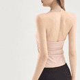 thumbnail image 1 of VYANTA Women's Pink Halter Crop Tank Top, Open Back, Slim Fit, 1 of 10