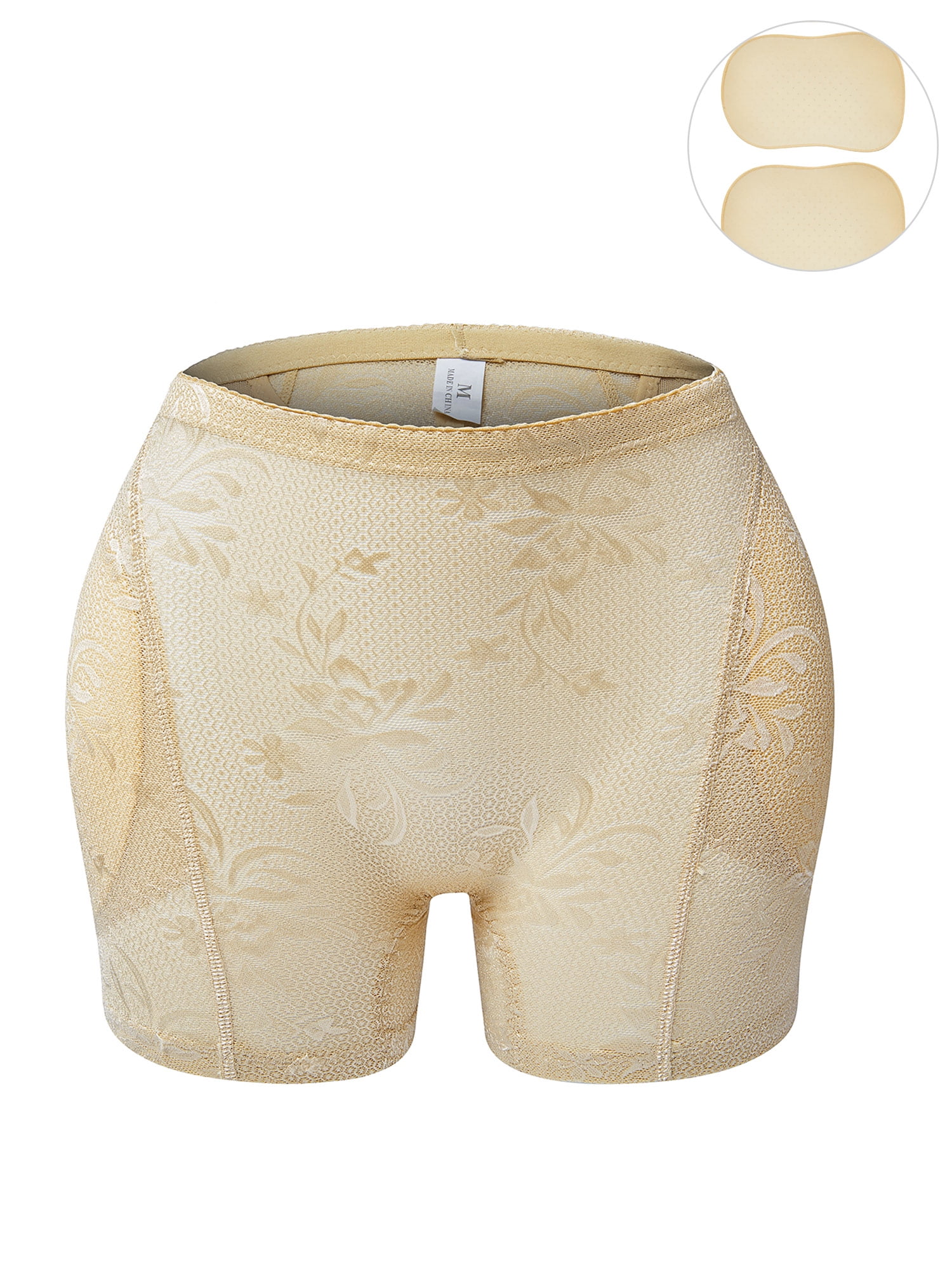 Mens Padded Shapewear Hip Enhancer Butt Lifter Slimming Body Shaper  Compression Shorts Boxer Enhancing Underwear Control Panties 