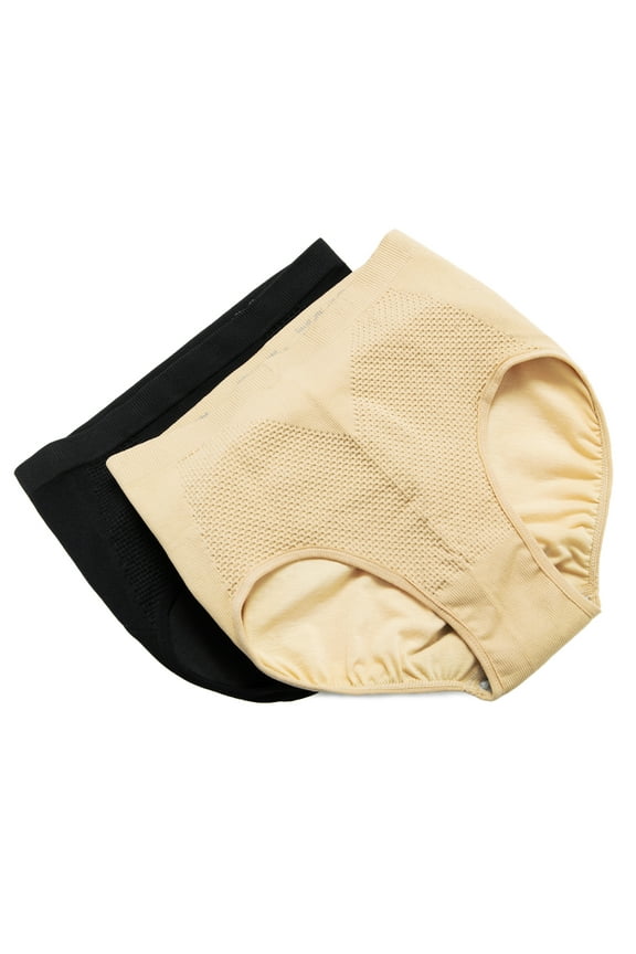 Women's Padded Seamless Butt Hip Enhancer Panties Butt Lift Underwear Shapewear Seamless Buty Panty, Black, S/M