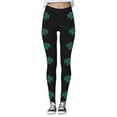 Women's Paddystripes Good Luck Green Pants Print Leggings Pants For