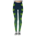 Women's Paddystripes Good Luck Green Pants Print Leggings Pants For