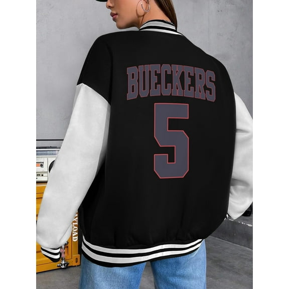 Women's Paige Bueckers Huskies Basketball Varsity Hoodie Jacket Large Sizes College Retro Style
