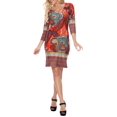 thumbnail image 1 of Women's Paisley Printed Midi Dress, 1 of 3