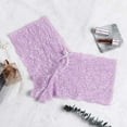 thumbnail image 1 of Women's Pajama Pants JIANLAI Sheer Floral Lace Pajamas Set High Waist Sleepwear Bra and Panty 2 Piece Nightwear (S-4XL) Purple, 1 of 9