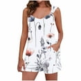 thumbnail image 1 of Women's Pajama Sets Clearance Lounge Sets for Women Shorts Sleeveless Tank Tops and High Waist Pj Shorts Beach Outfits Sets, 1 of 8