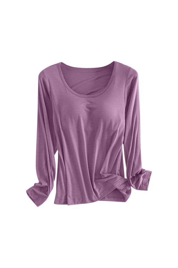 Women's Pajama Sets Women'S Built-In Support Sleepwear - Modal Lounge Set,Purple Women Pajama Sets L