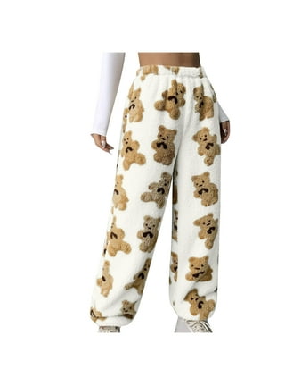 Fluffy fleece pajama pants sale