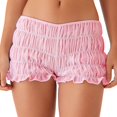 thumbnail image 1 of Women's Pajamas Smocked Shorts Low Rise Ruffled Sweet Girl Bloomers Pettipants, 1 of 17
