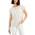 thumbnail image 1 of Women's Palm Tree Graphic T-Shirt Mini Coconut L, 1 of 1