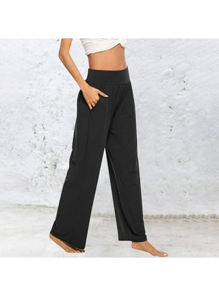 BUIgtTklOP Pants For Women Clearance Womens Flame Printing Sweatpants Loose  Lounge Trousers With Pockets High Waist Pants 