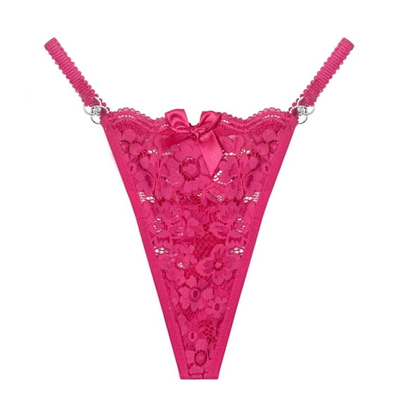 Panties for Women Cute Womens Underwear Hot Pink Panties Womens Cheeky Underwear L