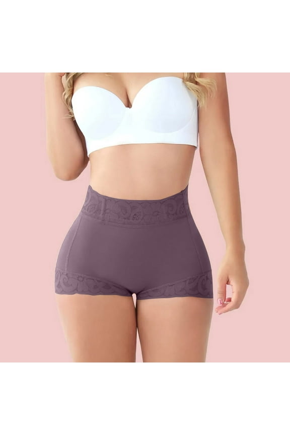 Women's PantiesButt Memory Strip Lace Body Shape Pants and Abdomen Tightening Four Tight Ties Women's Underwear