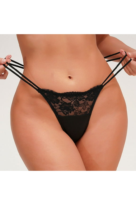 Women's PantiesWomen LacePanties Underwear G String Thongs Lingerie Bikini Brief