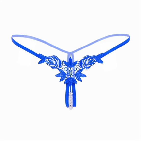 Women's PantiesWomen Panties Low Waist Thongs Underwear Panties Lingerie for Women for Sex WomensPendant Pearl G String