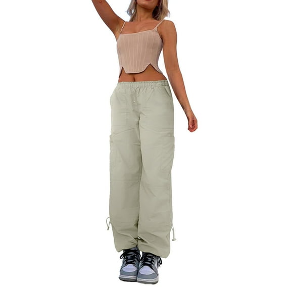 Women's Pants Casual Pants Women Green Pants Women Loose Pants for Women Womens Trousers High Waisted with Pockets Fall Pants for Women