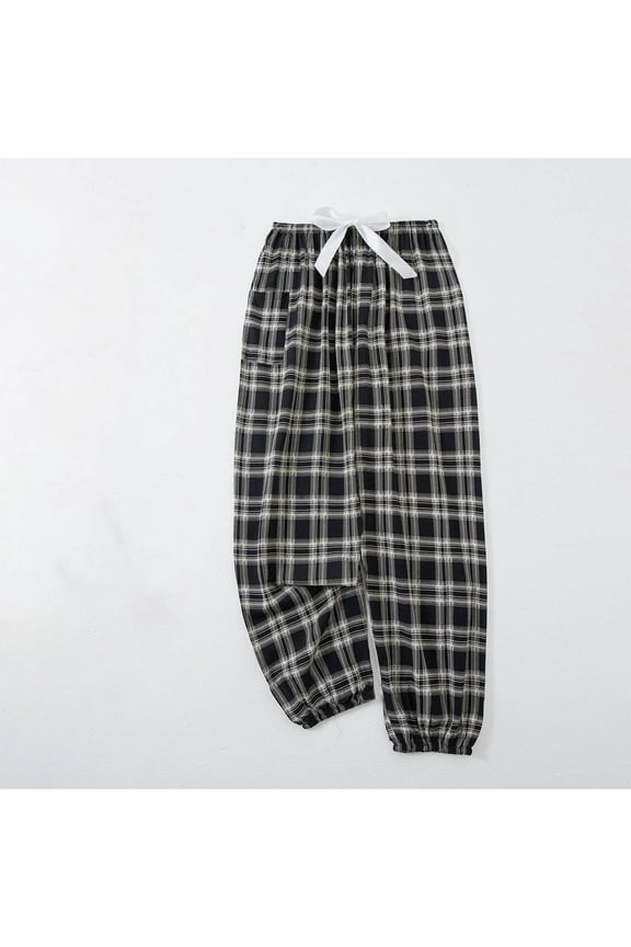 Women's Pants Under $10 Free Shipping Printed Pants Casual Bound Feet Sleepwear Pants Home Pants Sports Wearing Outside Pants