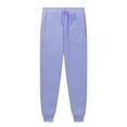 thumbnail image 1 of Women's Pants Elastic Waist Joggers Sweatpants With Pockets Baggy Drawstring Athletic Gym Sweat Casual Trousers Trendy Dressy Purple 3XL, 1 of 3