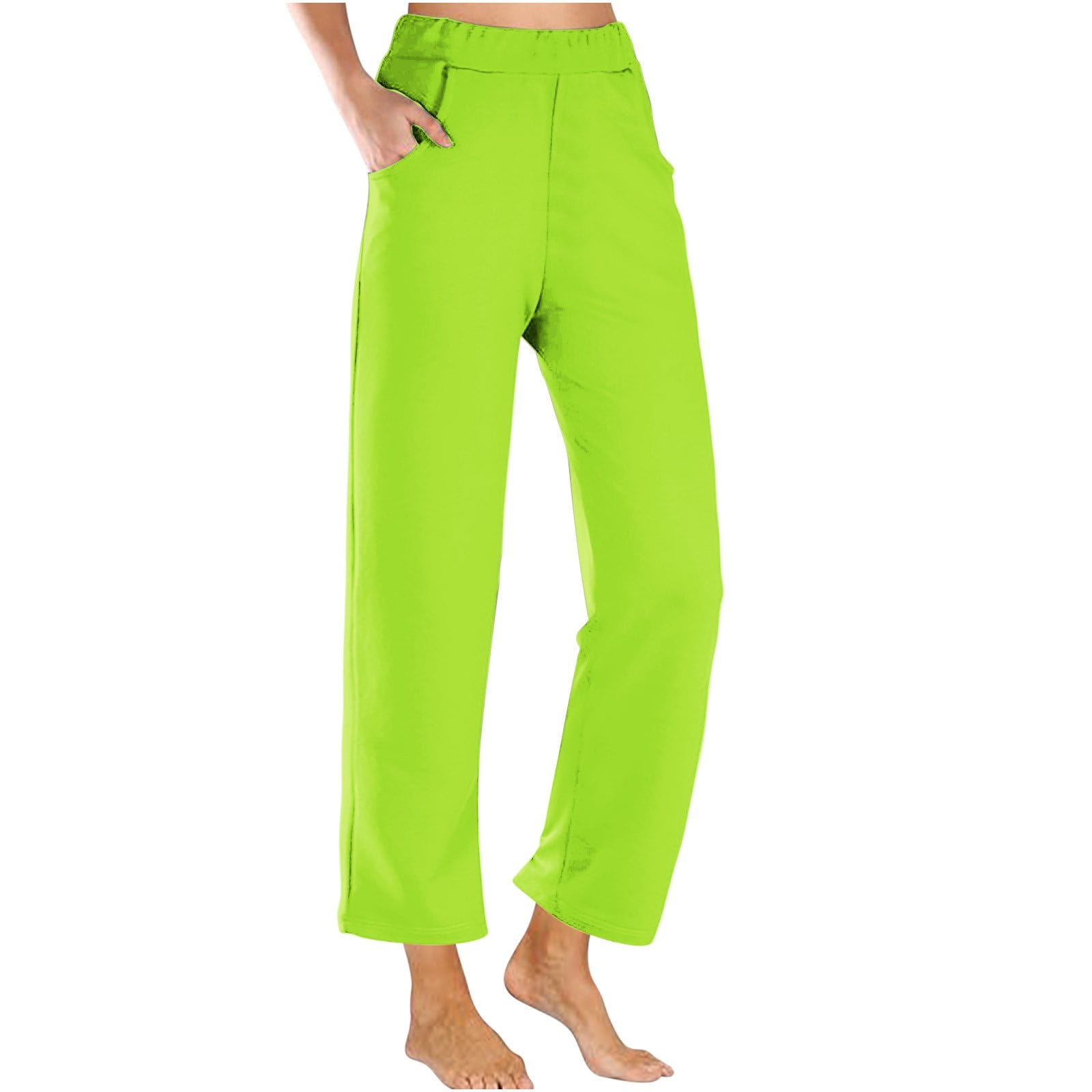 Women s Pants Exercise Pants with Pockets for Womens s Athletic Pants Sports Pants for Womens Cropped Pants Gradient Summer Beach Pants Crop Wide Leg Pants Loose Yoga with Pockets Walmart