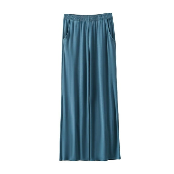 Women's Pants Fashion Casual Pants For Women Pajama For In Summer Can Be Worn Loose Large Size Pocket Loose Wide Leg For Home