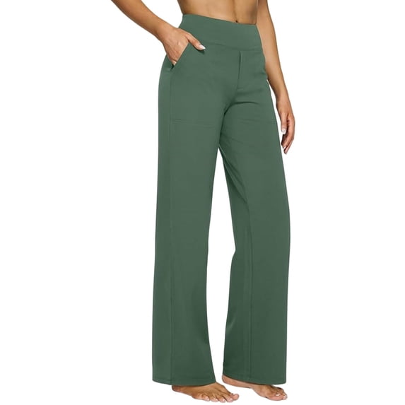 Women's Pants Fashion Casual Pants For Women Yoga Trousers Wide Leg Trousers Sports Trousers Work Casual Trousers With Pockets